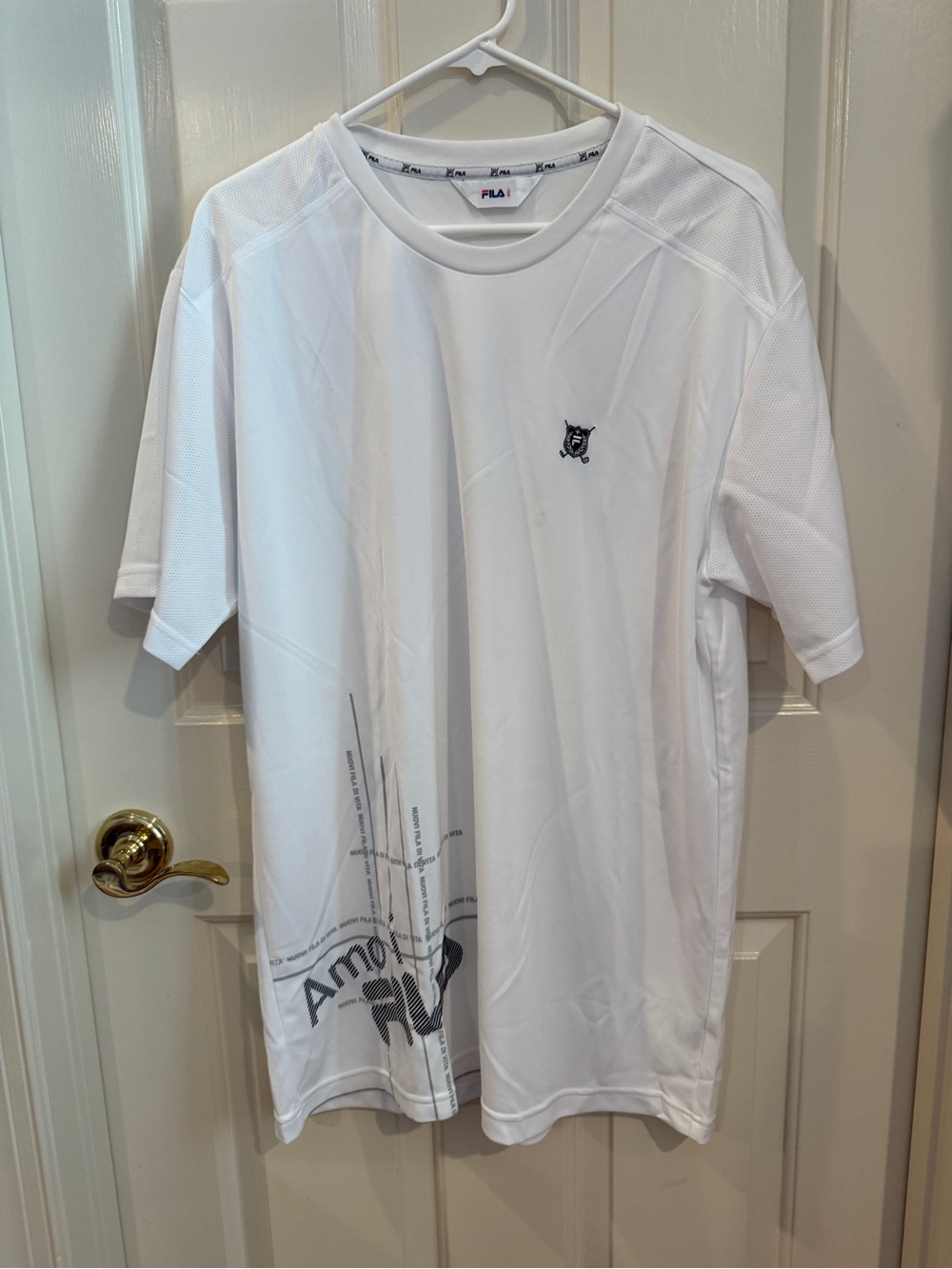 Fila White Short-Sleeve Graphic Sport Tee